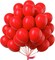 Red Balloons 100pcs 12 Inch Red Helium Balloons for Birthday Graduation Bachelorette Citizenship Firefighter Strawberry Anniversary Cherry Casino Movie Theme Party Decorations Red-Y57